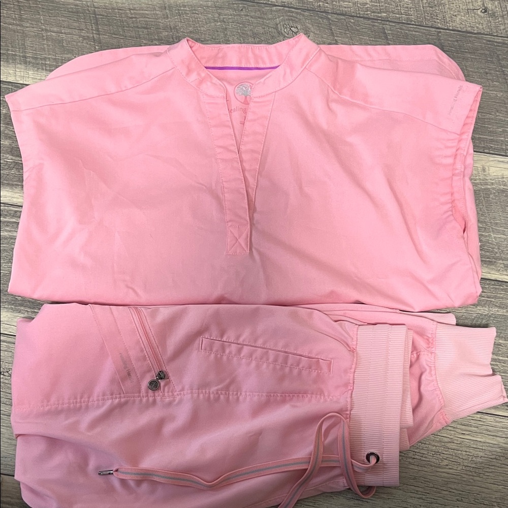 Pink Scrub Set